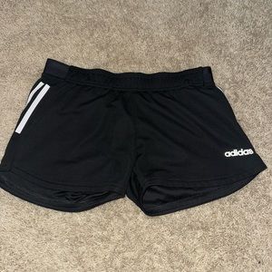 Adidas black athletic shorts